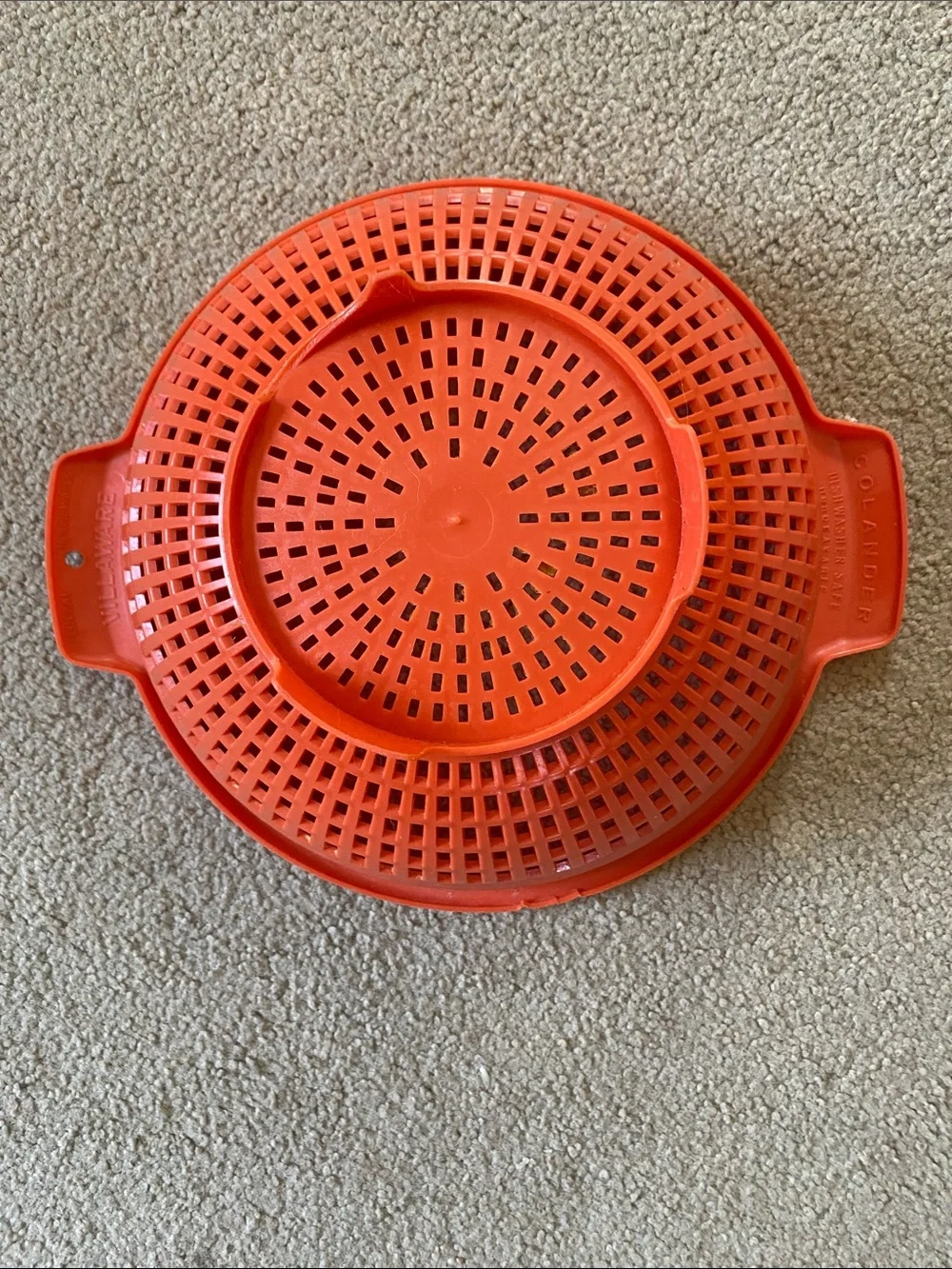 Tupperware bright red